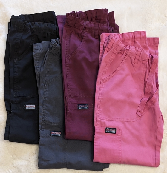 Cherokee Scrub Pants - Set of 4 - XXS - Picture 1 of 3
